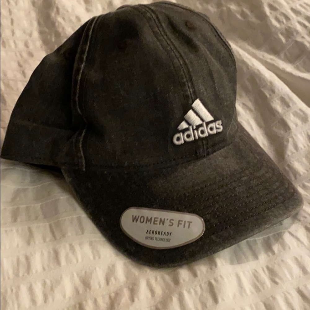 Adidas black denim hat